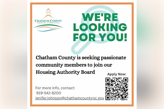 Chatham County Seeks Passionate Residents to Join Housing Authority Board