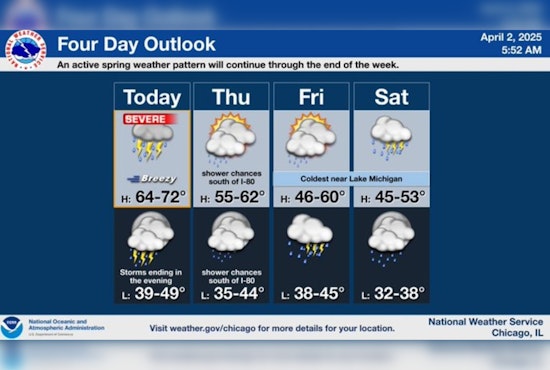 Chicago Braces for Severe Thunderstorms; Residents Advised to Prepare for Intense Weather Conditions