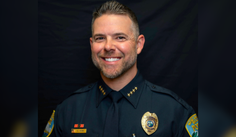 Chris Kirk Confirmed as Permanent Police Chief of New Smyrna Beach Amidst Applause and Unanswered Salary Queries