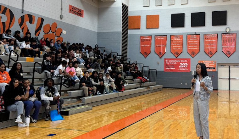 Cincinnati Celebrates Success of 'Rock the Block' Event at Withrow University High School Encouraging Civic Engagement