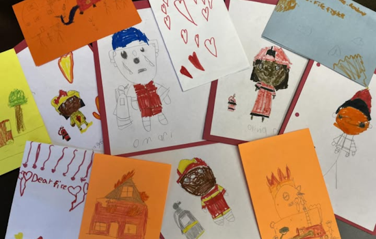 Cincinnati Firefighters Touched by Young Students' Thank You Notes for East Price Hill Fire Response