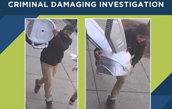 Cincinnati Police Seek Suspect After Attempted Art Theft and Vandalism on Calhoun Street