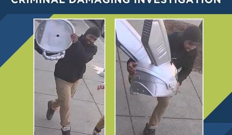 Cincinnati Police Seek Suspect After Attempted Art Theft and Vandalism on Calhoun Street
