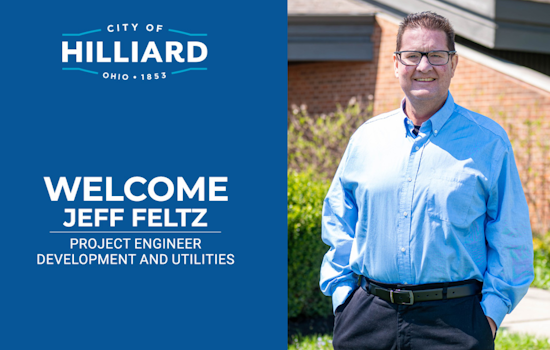 City of Hilliard Welcomes New Project Engineer Jeff Feltz to Enhance Utilities and Infrastructure Development