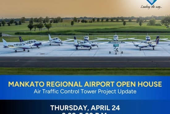 City of Mankato Invites Public to Shape Future of Regional Airport at Upcoming Open House Event