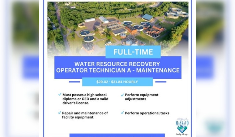 City of Mankato Seeks Dedicated Technician to Protect Waterways and Environment