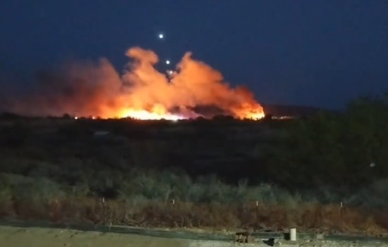 Clark County Firefighters Battle Second Brush Fire at Wetlands Park in Over a Week