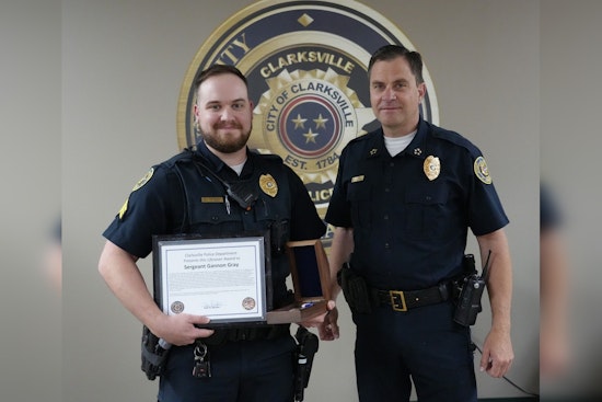 Clarksville Sergeant Awarded Lifesaver Honor for Pivotal Role in Resident's Survival