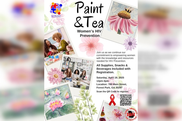 Clayton County Health District Launches Paint & Tea Event to Promote Women's HIV Prevention in Forest Park