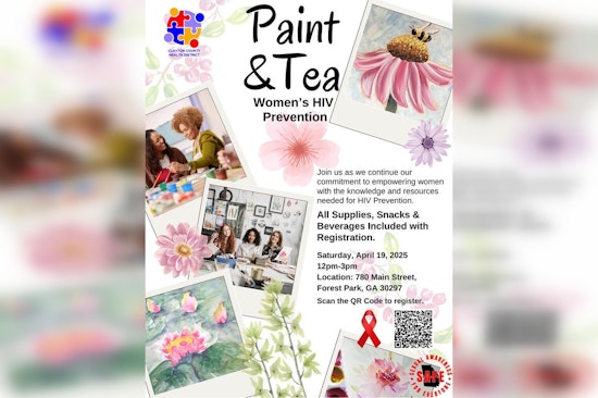 Clayton County Health District Launches Paint & Tea Event to Promote Women's HIV Prevention in Forest Park