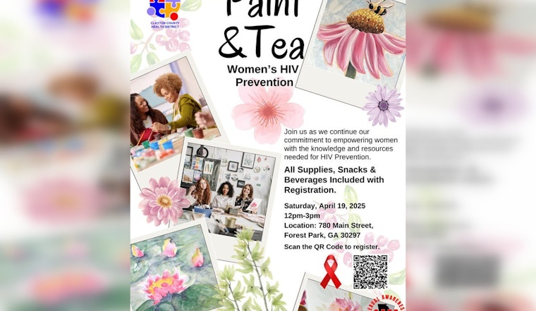 Clayton County Health District Launches Paint & Tea Event to Promote Women's HIV Prevention in Forest Park