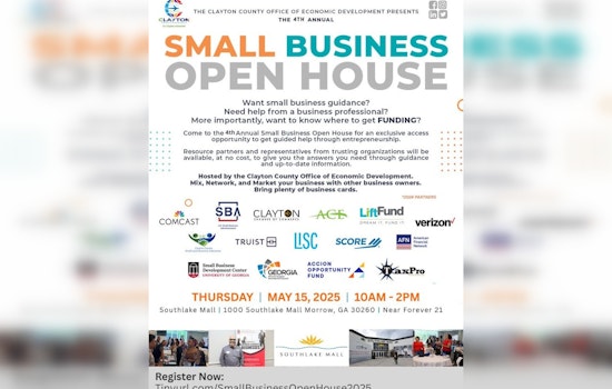 Clayton County Invites Entrepreneurs to 4th Annual Small Business Open House for Networking and Growth Opportunities