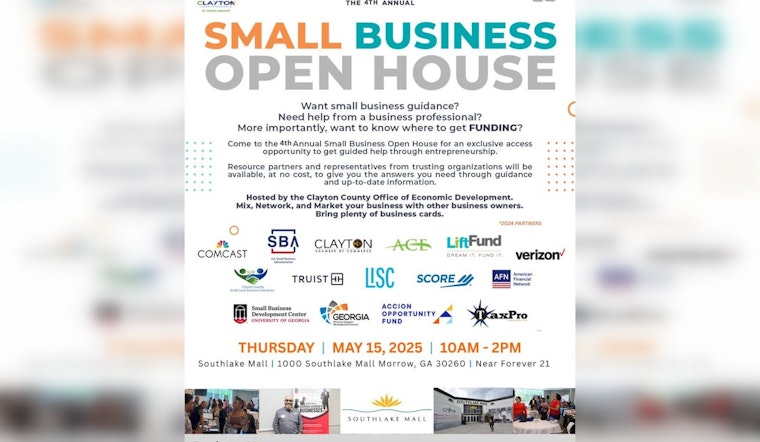 Clayton County Invites Entrepreneurs to 4th Annual Small Business Open House for Networking and Growth Opportunities