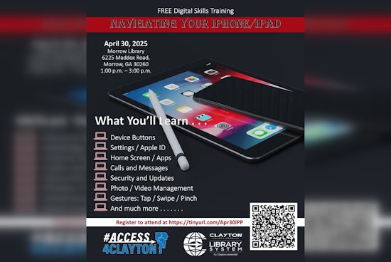 Clayton County Offers Exclusive iPhone and iPad Training Course for Apple Enthusiasts
