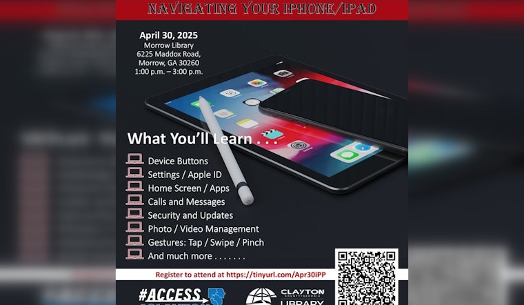 Clayton County Offers Exclusive iPhone and iPad Training Course for Apple Enthusiasts