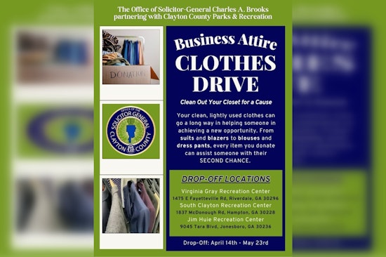 Clayton County's Business Attire Clothing Drive Aims to Dress Locals for Success