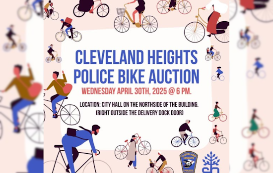 Cleveland Heights Police to Host Public Bike Auction with Free City Licenses on April 30