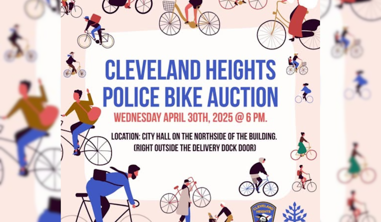 Cleveland Heights Police to Host Public Bike Auction with Free City Licenses on April 30