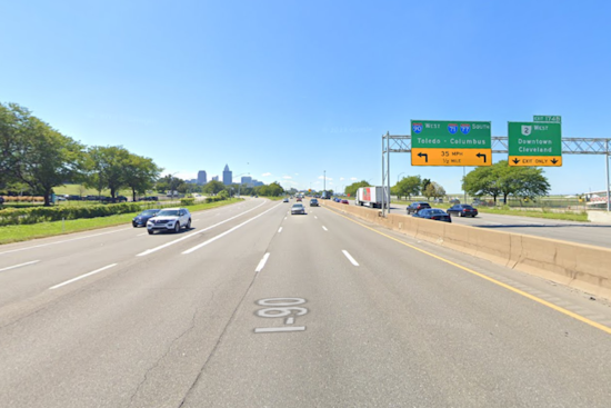 Cleveland Police Alert Commuters to Traffic Delays on I-90 Eastbound Following Accident Near Dead Man's Curve
