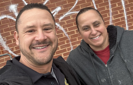 Cleveland Police Commander Commends Local Woman's Efforts to Clean Up Graffiti