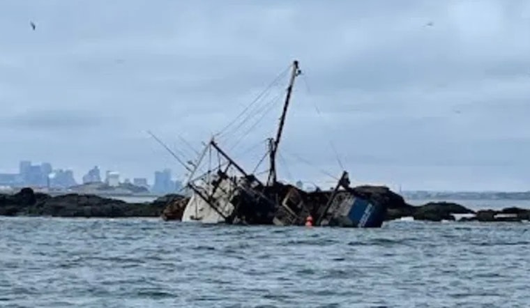 Coast Guard Rescues Trio from Grounded Fishing Vessel in Boston Harbor, No Injuries Reported