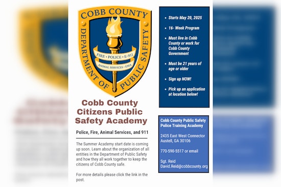 Cobb County Invites Residents to Explore Public Safety Operations Through Citizens Academy Program