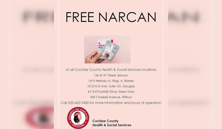 Cochise County Tackles Opioid Crisis with Free Narcan and Education on National Fentanyl Awareness Day