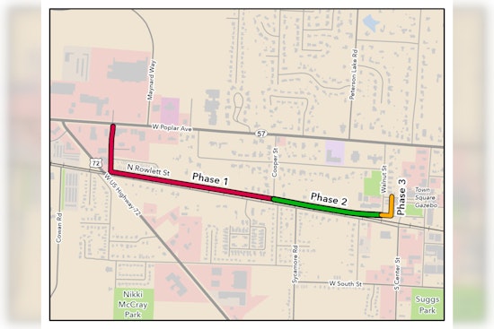 Collierville's North Rowlett Road Closure Announced for Waterline Project Through Summer 2025