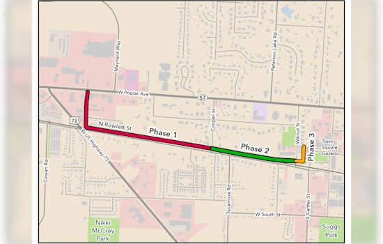 Collierville's North Rowlett Road Closure Announced for Waterline Project Through Summer 2025