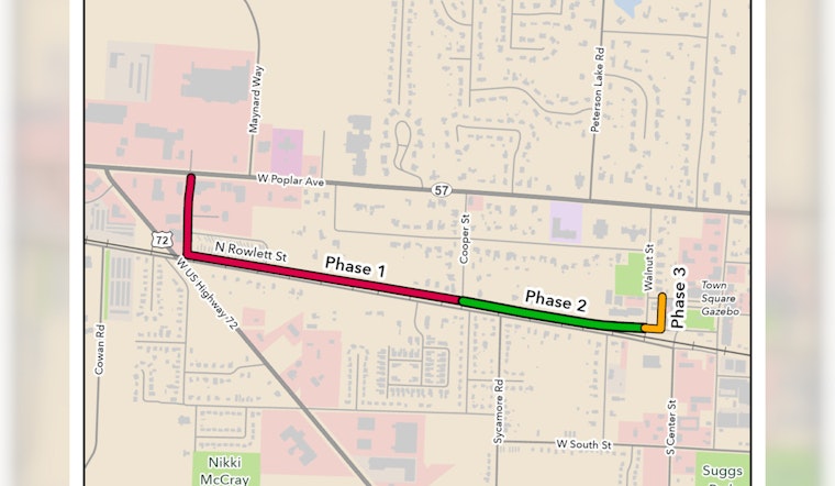 Collierville's North Rowlett Road Closure Announced for Waterline Project Through Summer 2025