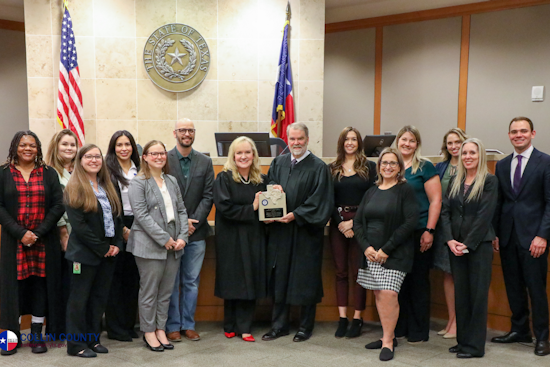 Collin County Adult Mental Health Court Honored with Outstanding Specialty Court Team Award in Texas