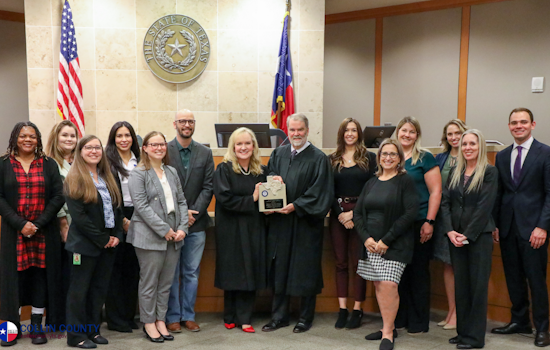 Collin County Adult Mental Health Court Honored with Outstanding Specialty Court Team Award in Texas