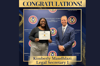 Collin County DA's Office Promotes Kimberly Mandhlazi, Acknowledges Dedication to Justice