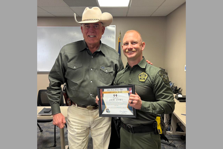Collin County Deputy Honored with Life Saving Award for Reviving Overdose Victim