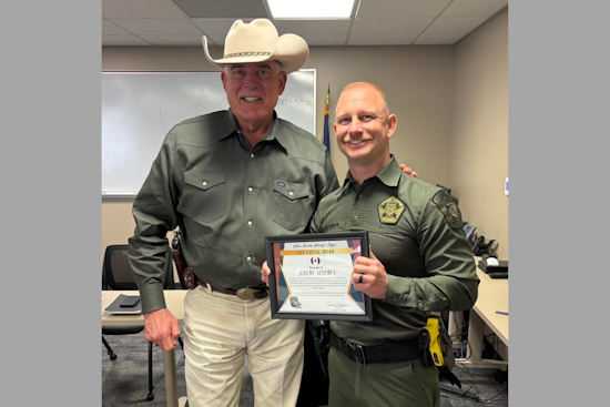 Collin County Deputy Honored with Life Saving Award for Reviving Overdose Victim