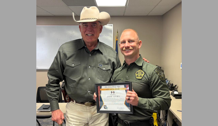 Collin County Deputy Honored with Life Saving Award for Reviving Overdose Victim