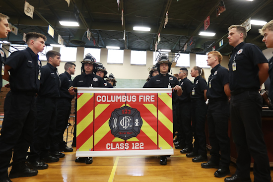 Columbus Fire Academy Celebrates the Graduation of the 122nd Fire Recruit Class Amid Traditional Banner-Raising Ceremony