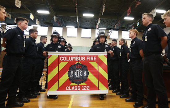 Columbus Fire Academy Celebrates the Graduation of the 122nd Fire Recruit Class Amid Traditional Banner-Raising Ceremony