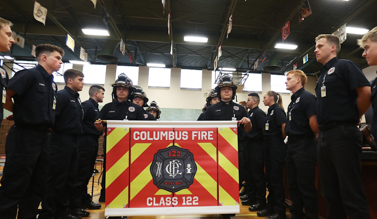 Columbus Fire Academy Celebrates the Graduation of the 122nd Fire Recruit Class Amid Traditional Banner-Raising Ceremony