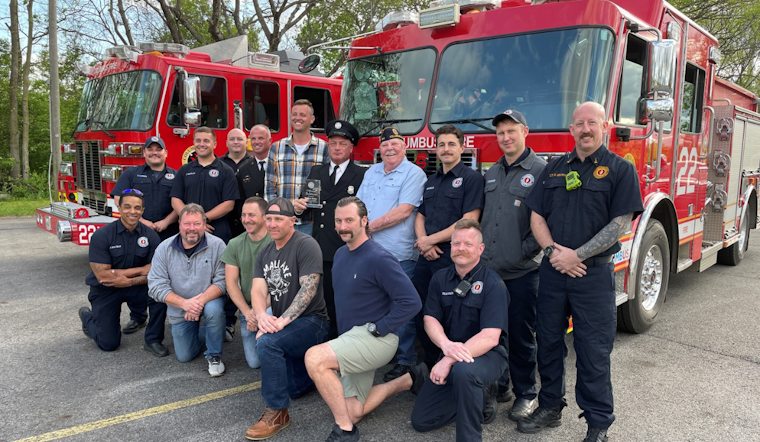 Columbus Firefighter Matthew Bailey Lauded with American Legion Award for Decades of Devoted Service