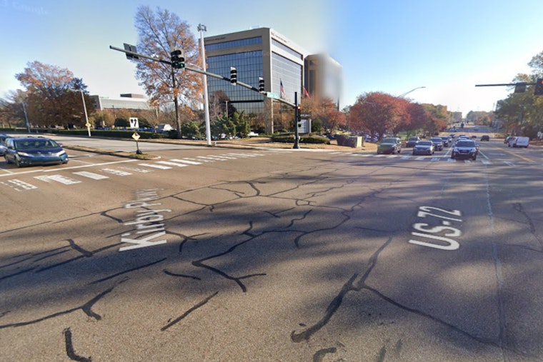 Commuters in Germantown Face Delays After Crash at Poplar and Kirby Intersection