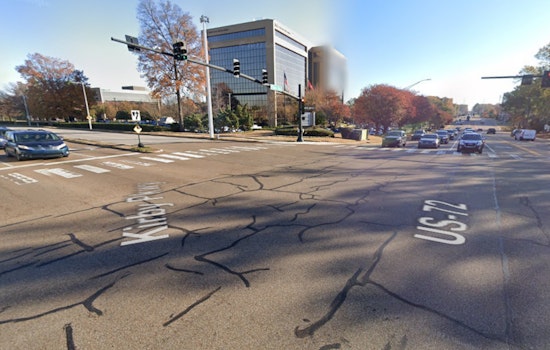 Commuters in Germantown Face Delays After Crash at Poplar and Kirby Intersection