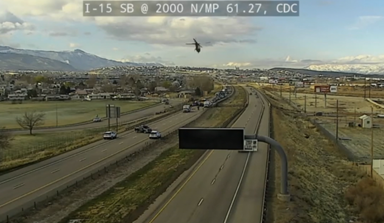 Critical Injury Incident: Woman Airlifted After Being Hit on I-15 in Cedar City, Traffic Disrupted