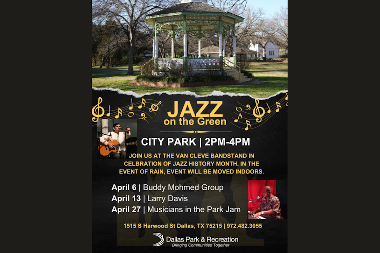 Dallas' City Park Jazz Concert Series: A Fusion of Free Music and History in April