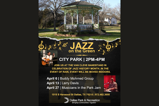 Dallas' City Park Jazz Concert Series: A Fusion of Free Music and History in April