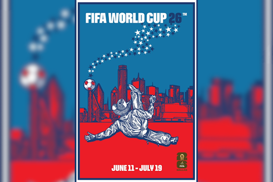 Dallas Unveils Official FIFA World Cup 26™ Host City Poster by Local Illustrator Matt Cliff