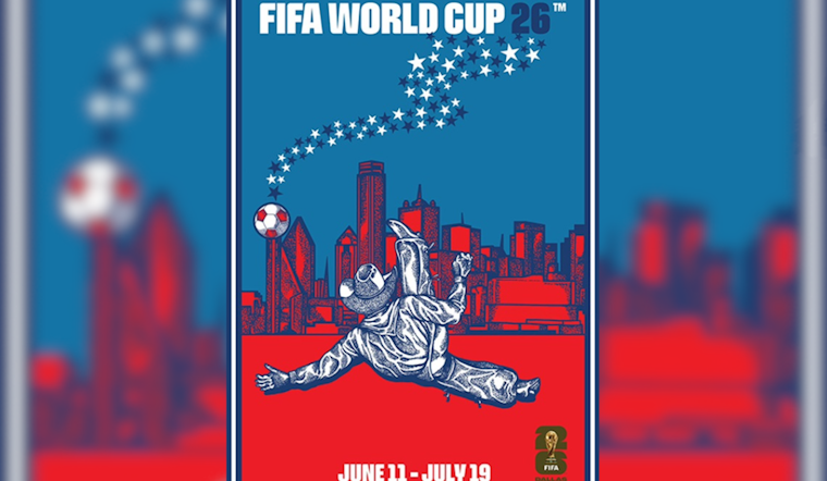 Dallas Unveils Official FIFA World Cup 26™ Host City Poster by Local Illustrator Matt Cliff
