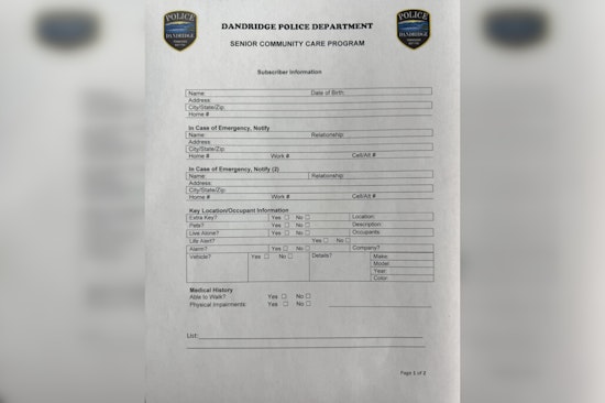 Dandridge Police Launch Senior Community Care Program to Support and Connect with Elder Residents