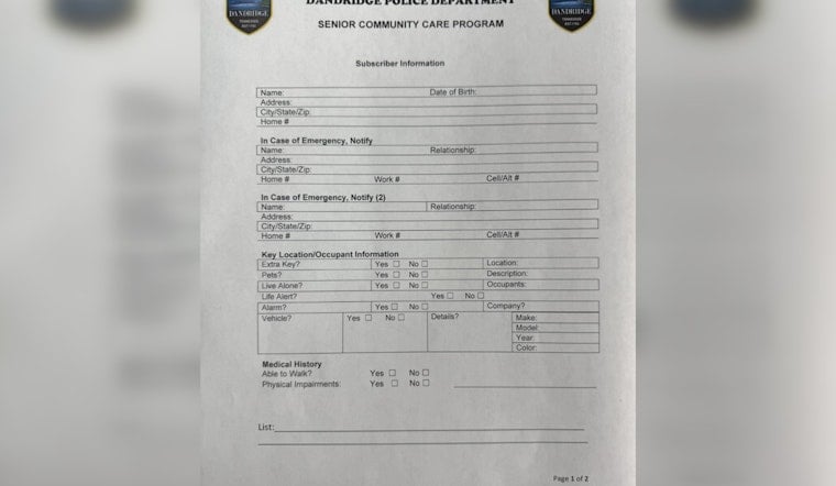 Dandridge Police Launch Senior Community Care Program to Support and Connect with Elder Residents