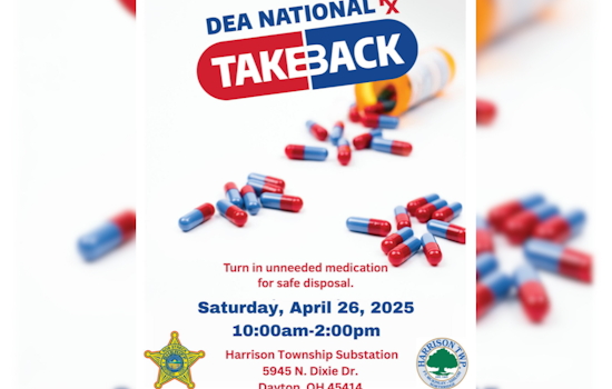 Dayton Residents Invited to National Prescription Drug Take Back Day in Montgomery County